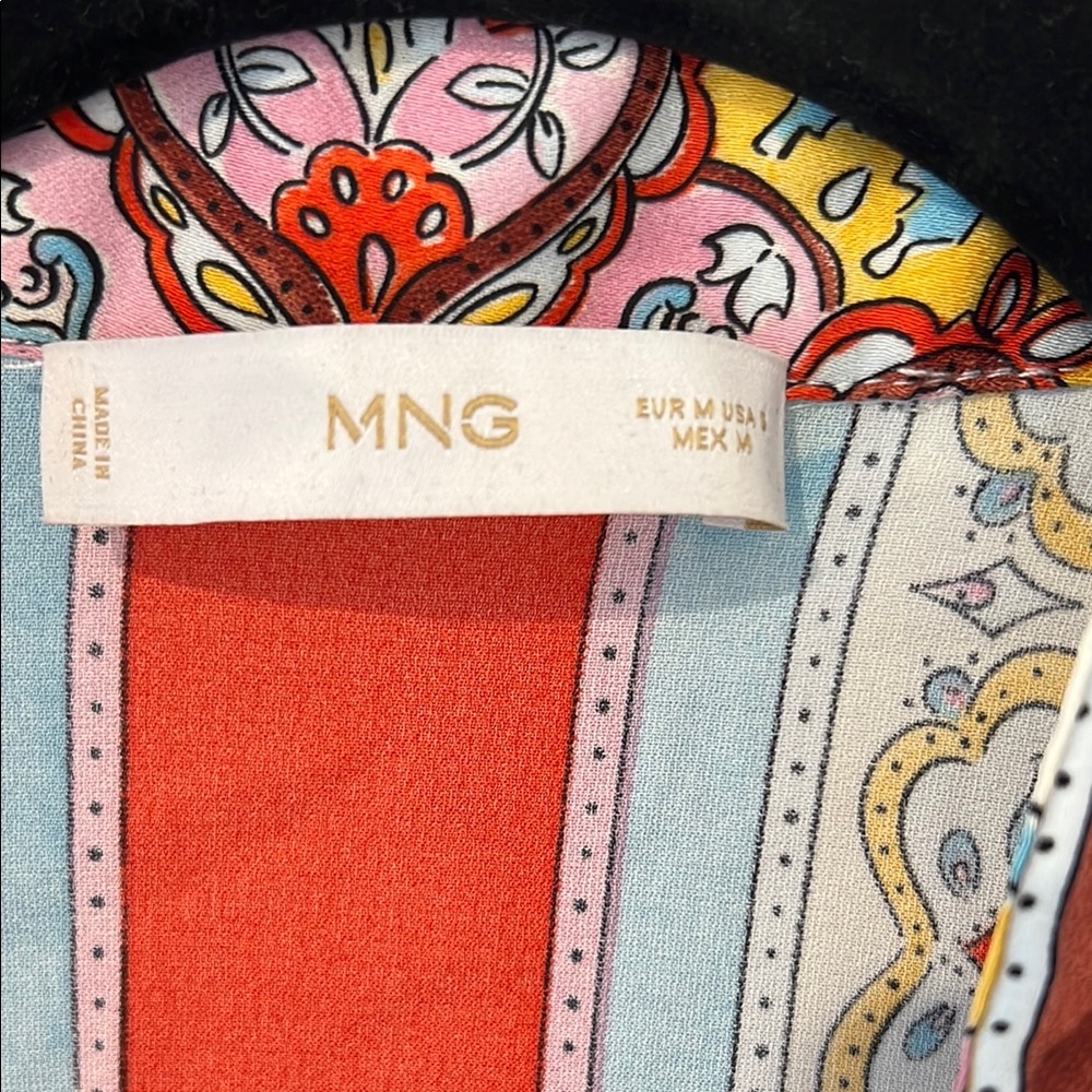 Mango Multicolor Striped And Patterned Dress - image 2